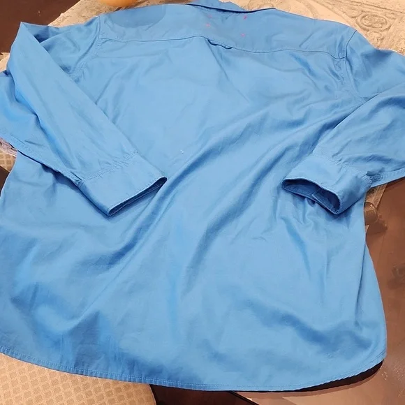 Robert Graham Vibrant Blue Casual Button Down Shirt XL - Picture 6 of 8